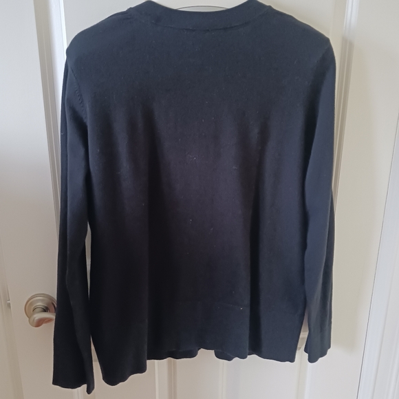 Black Denver Hayes Cardigan - Picture 2 of 7